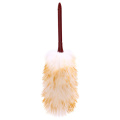 Lambswool Duster with Solid Wooden Handle Leather Hang Strap